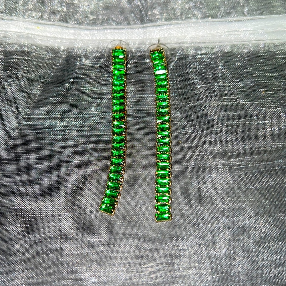 Long dangle earrings